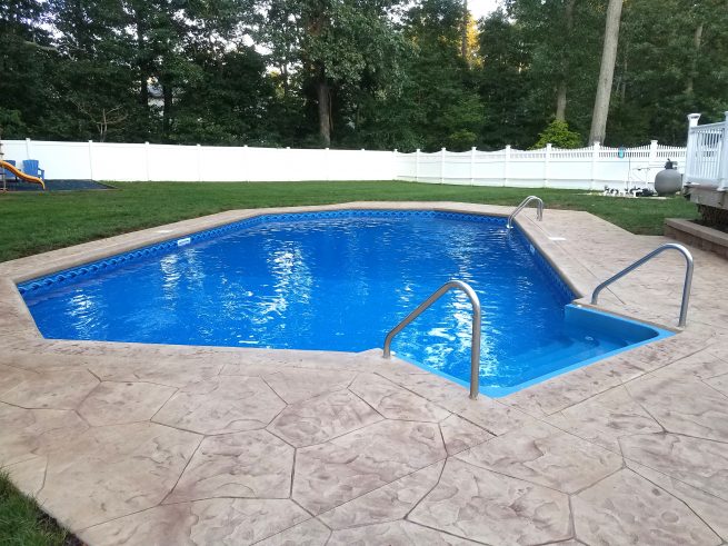 Pool Stamped Concrete Monmouth Beach NJ