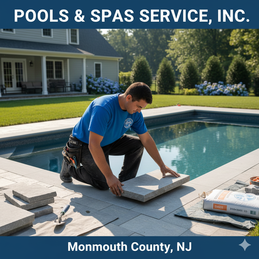 Professional Pool Coping Services Monmouth County NJ